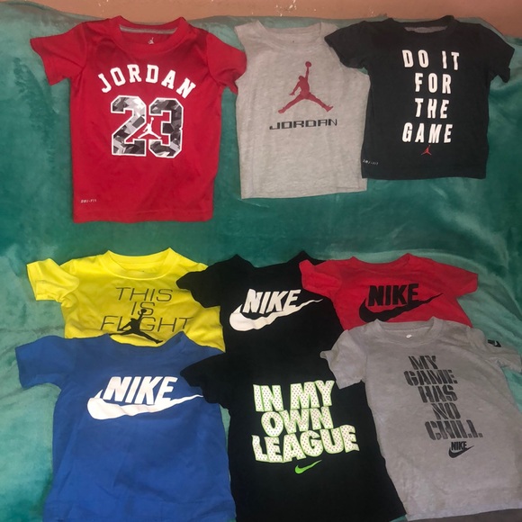 Nike Other - Boys 3t Nike/Jordan bundle 9 Tshirts